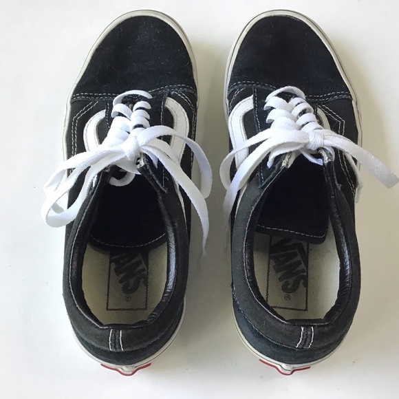 Vans Old Skool Sneakers Womens Size 6.5 / Mens Size 5 Black & White Classic - Picture 8 of 11
